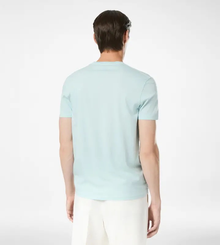 COTTON SILK CREW NECK T-SHIRT online